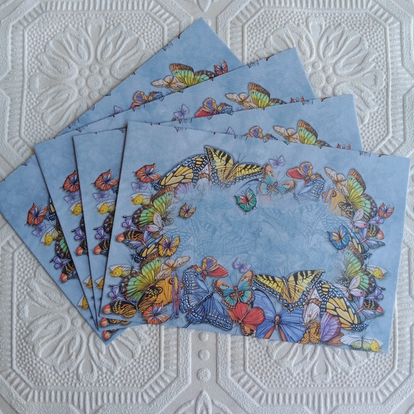 Butterly Stationery Cards 8 ct - Picture 11 of 16